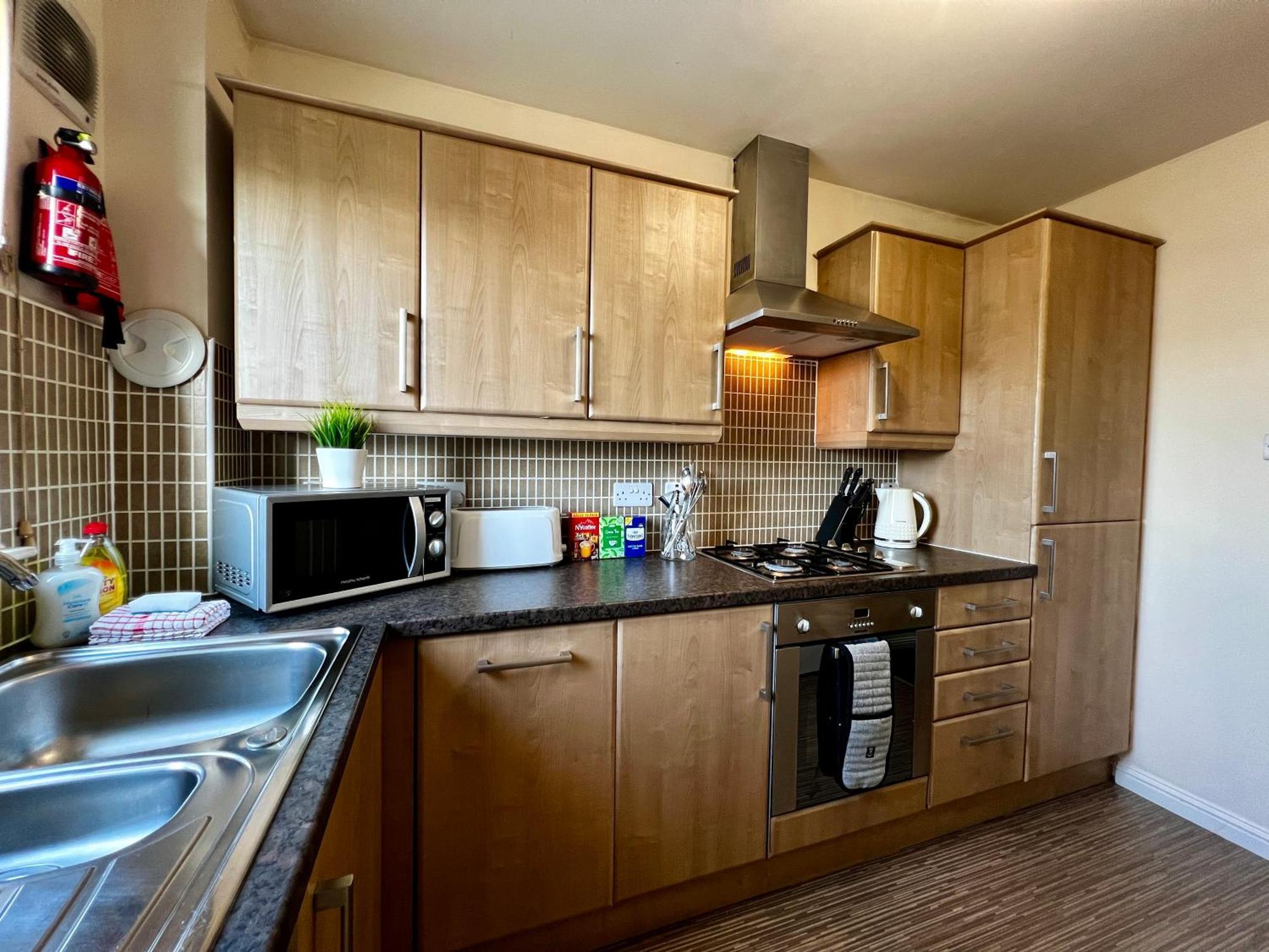 Апартаменты Stylish Modern Flat With Juliet Balcony & Parking Глазго Экстерьер фото
